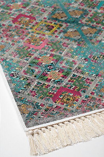 Alanur Home Eco Trend Djt Washable Non-Slip Base 3-Piece Bedroom Set F5009 Scandinavian Color