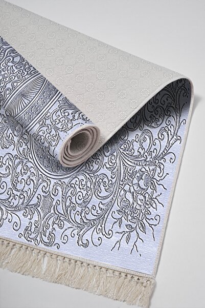 Alanur Home Eko Trend Djt Yıkanabilir Kaymaz Taban 3 Lü Yatak Odası Takımı 1488 Modern Mavi