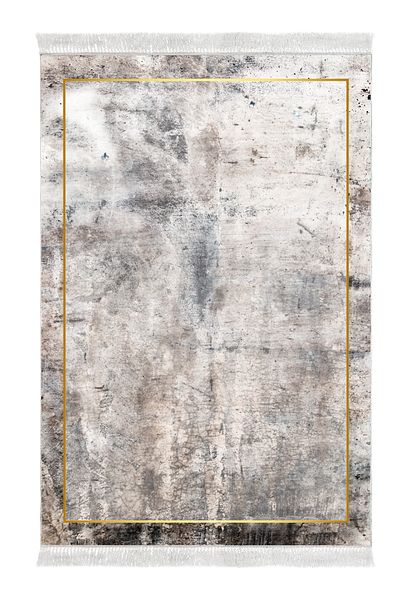 Alanur Home Eko Trend Djt 2 Pack Πλενόμενο Αντιολισθητικό Χαλάκι Μπάνιου M12271 Μοντέρνο Γκρι (60 X 100 - 50 X 60)