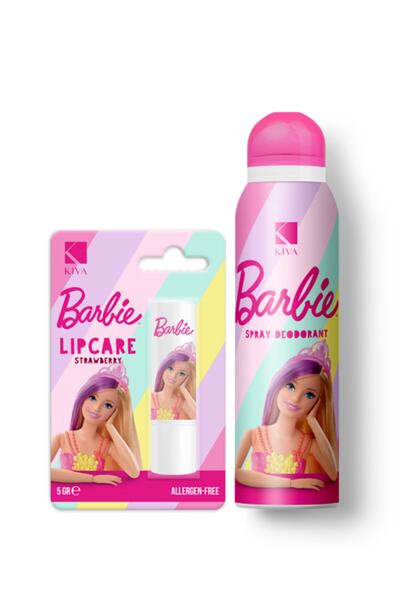 Barbie 2'li Set (150ml Deodorant + Orman Meyveli Lipcare )