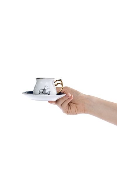 Emsan Yeditepe 6-Person Coffee Cup Set 90 ml