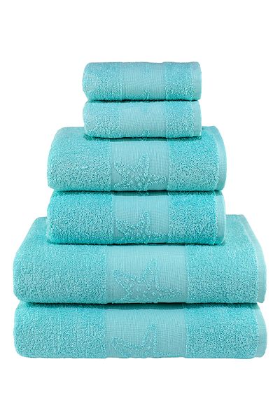 TEXTILE COLORS Bath Towel Set 6 Pieces