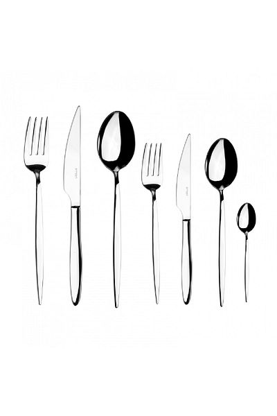 Emsan Moonlight 12 Person 84 Piece Fork Spoon Knife Set