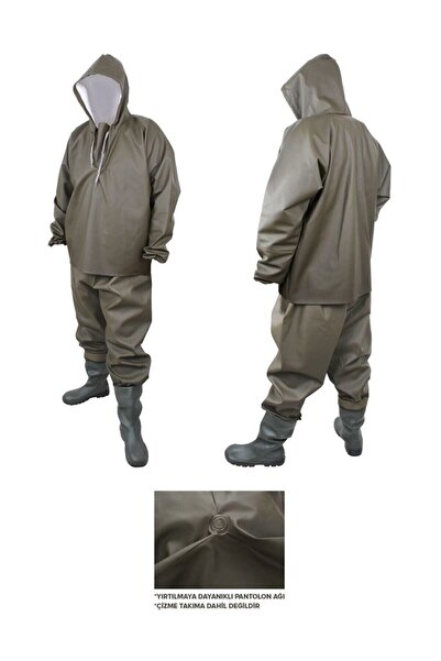 AvAlemi Su Geçirmez Balıkçı Takım Yağmurluk - Avcı - Balıkçı - Sulama - Çiftç...