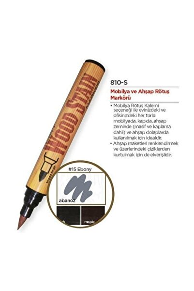 Marvy Wood Stain Ahşap Rötuş Kalemi Abanoz (ebony)