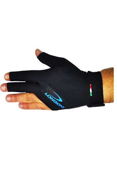 Genel Markalar Siyah Ithal Baskılı Esnek Sol El Bilardo Eldiveni Standart Bil...