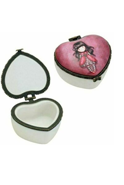 Santoro Gorjuss Seramik Kutu Büyük Kalp Ladybird