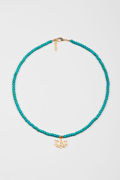 Lila Rosa Ethnic Authentic Turquoise Necklace