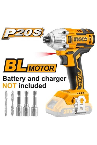 Ingco 20v Lithium-ıon Şarjlı Vidalama 170nm Kömürsüz Motor (bataryasız)