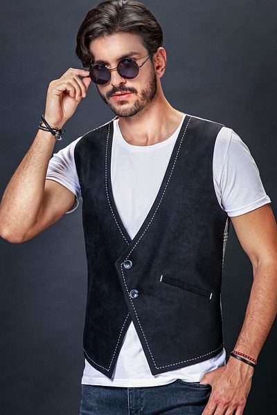 Qiovest Custom Made Men's Vest Pablo M - 04