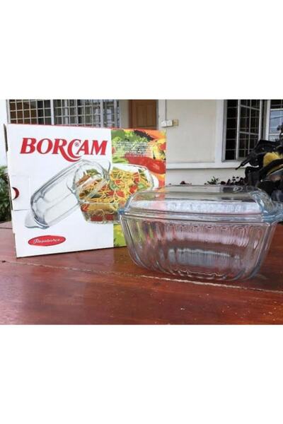 Borcam Paşabahçe Kapaklı Kare Tencere -59029