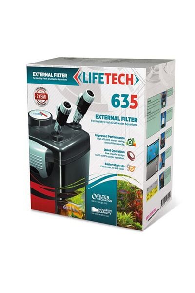 Lifetech Life Tech 635 Aquarium External Filter - 600 L/H (Net)