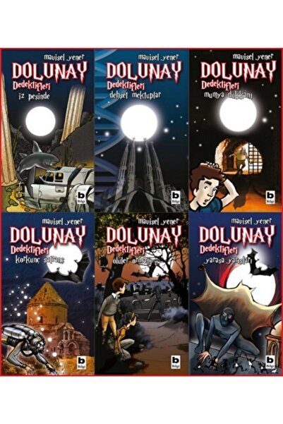 Bilgi Yayınevi Dolunay Dedektifleri Seti (altı Kitaplık Set) + Cizo Kitap Ayracı
