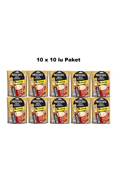 Nestle نسكافيه 10 عبوات مع رغوة الحليب - 10x17.4 جم