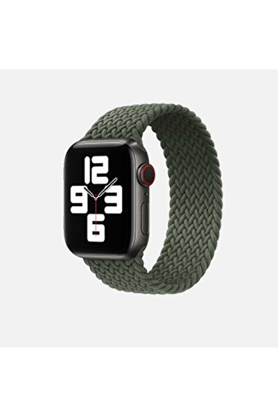 MOBAX Apple Watch Kordon 2 3 4 5 6 Se 44mm Örgü Solo Loop Kordon Kayış Medium...