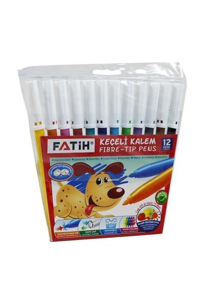 Fatih Brand: 12 Color Felt Tip Pen Set 34020 Category: Dry Paint Pen