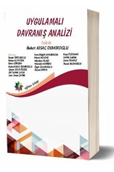 Eğiten Kitap Uygulamalı Davranış Analizi