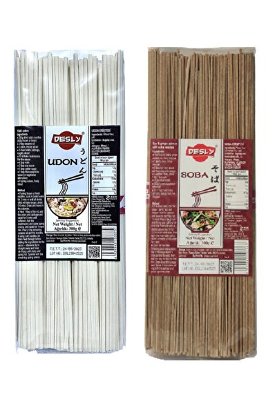 desly Udon Ve Soba Eriştesi 2'li Set / Japon Eriştesi 2'li Set