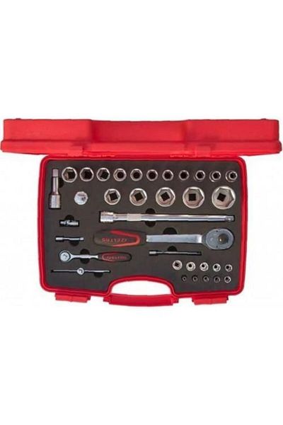 İzeltaş 1/4-1/2 Socket Wrench Set 35 Pieces