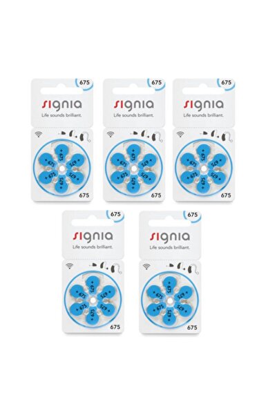 Signia Siemens Marka 675 Numara Işitme Cihazı Pili 30'lu (6x5)