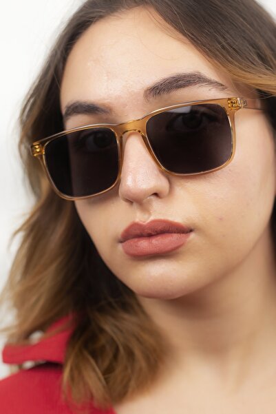 By Donetto Honey-black Bone Unisex Sunglasses