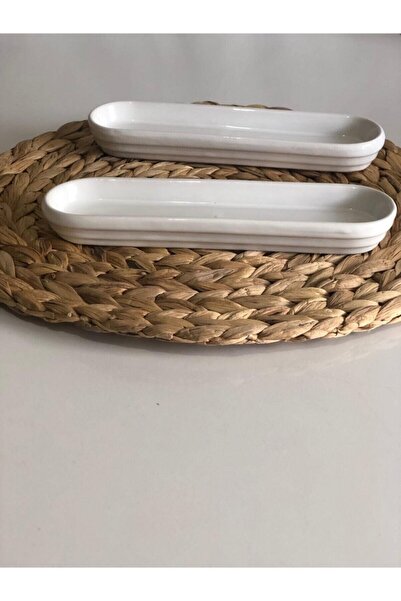 Sunum 1 Adet Seramik Zeytinlik/kahvaltılık/meze 20x7cm Tekli