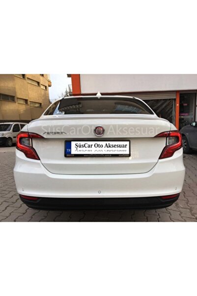 ŞüsCarOto Fiat Egea Bagaj Üstü Slim Spoiler Parlak Beyaz
