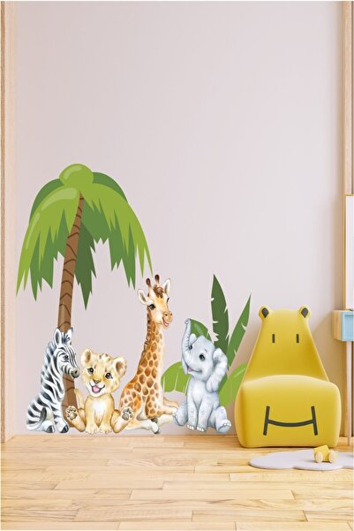 efekt reklam Sevimli Yavrular Çocuk Bebek Odası Kendinden Yapışkanlı Duvar Ka...