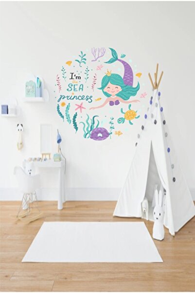 efekt reklam Морська дівчина Дитяча кімната Самоклеючі шпалери Аксесуари Прик...