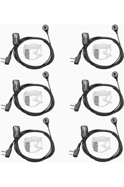 Axe Tools 6 Adet Zastone Zt-v68 Uhf 400-470mhz Profesyonel Telsiz Kulaklığı A...