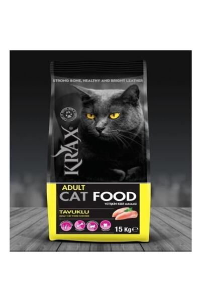 Krax Tavuklu Yetişkin Kedi Maması 15 kg