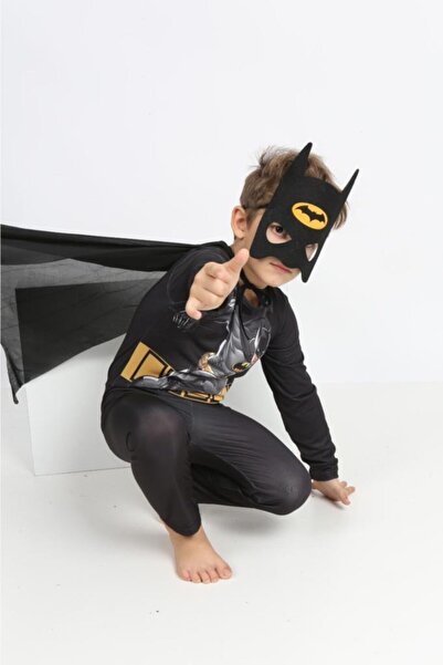 BADR Костюм Бетмена для хлопчика з плащем і маскою
