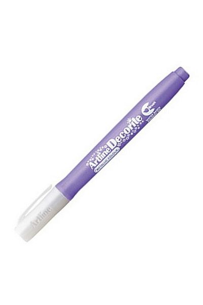 Artlines Metallic Purple Brush Tip Decoration Pen