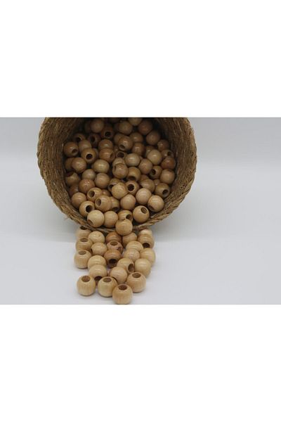 Hobimos 100 Gram 22mm Polished Beads