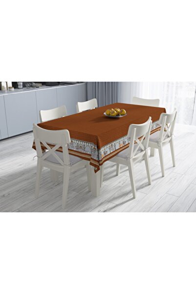 Adawall Brown Tablecloth 160x220cm