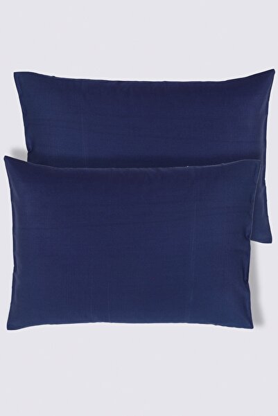 Ecocotton Organic Cotton 2-Piece Pillow Case Navy Blue 50*70