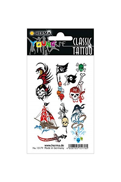 Herma Marca: Young Line Renkli Tattoo Korsanlar Categorie: Geçici Dövme