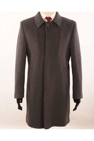 Jan Carlucci Kaşe Diz Üstü Kaban