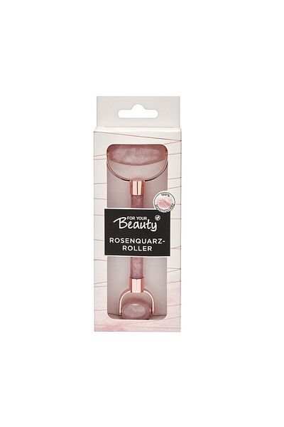 FOR YOUR BEAUTY Pink Quartz Roller Double Sided 1 Piece