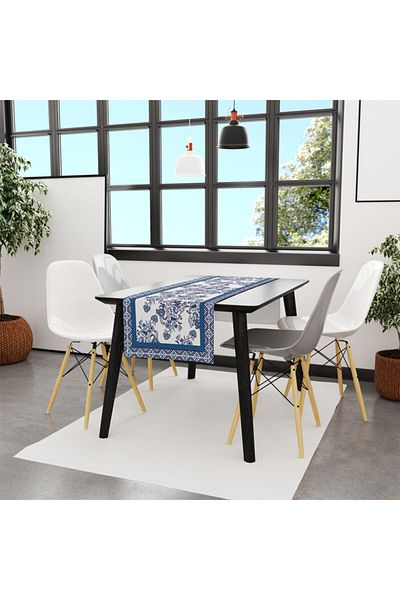 Adawall Alergăr cu flori albastre 140x45cm