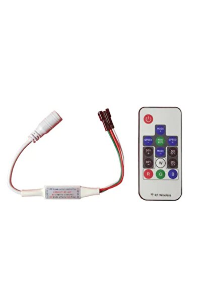 Genel Markalar Ws2811-ws2812 Volt Argb Pixel Kontrol Cihazı Rf Kumandalı Magi...