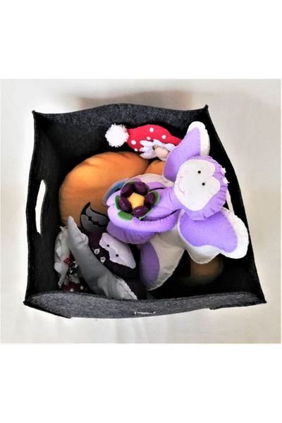 MARJİNAL W CLUB Felt Storage Basket