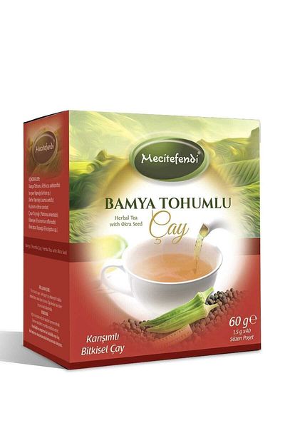 Mecitefendi 40-Piece Filtered Bags - Tea with Okra Seeds