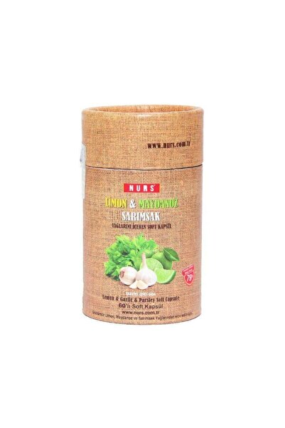 Nurs Limon Yağı + Maydanoz Yağı + Sarımsak Yağı İçeren Yumuşak Kapsül 60 Kapsül