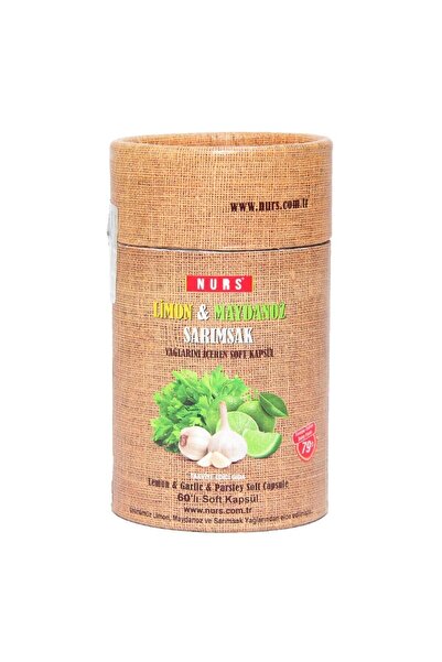 Nurs Limon Maydanoz Sarımsak Kürü 60 Kapsül