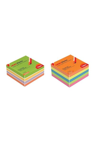 Noki Memo 75x75 Neon Adhesive Cube Block 450 Sf Set of 2