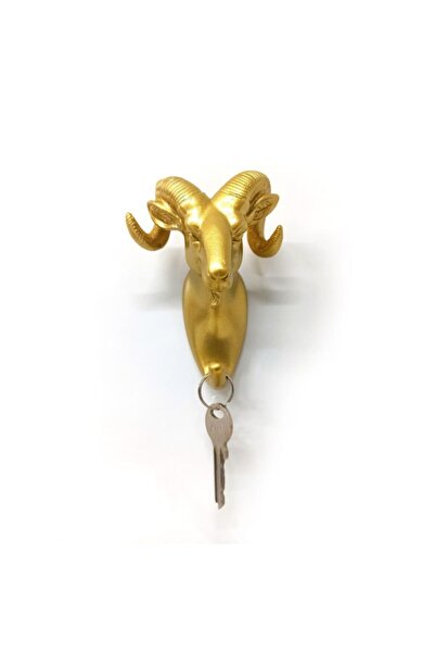 CajuArt Modern Ram Figure Wall Decor - Bag Key Item Hanger
