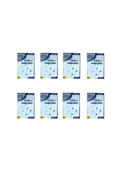 Mas 320 Colored Head Bulk Needles 8 Pieces