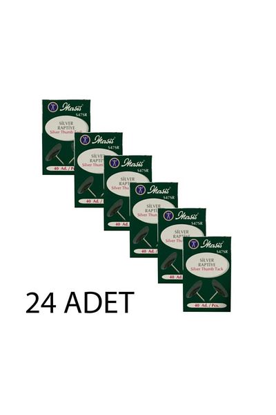 Masis Ασημένιο Fastener 40 Pack S47sr 24 Τεμάχια