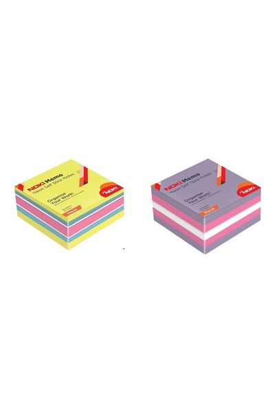 Noki Memo 75x75 Neon Adhesive Cube Block 450 Sf Set of 2